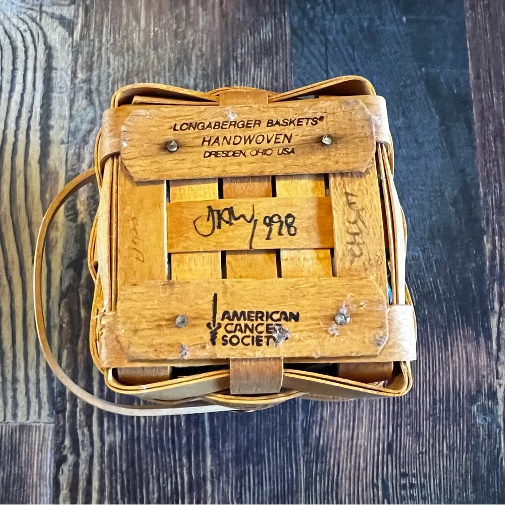 Longaberger small basket